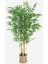 6 Gövdeli Extra Yoğun Yapraklı 125 cm Yapay Bambu Ağacı (Ahşap Saksılı) 2