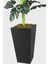 Dekoratif Saksıda Yapay Deve Tabanı Ağacı 150 cm ( Monstera Deliciosa) 4