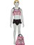Kız Çocuk Lol Bebek Desenli Plaj Çantalı Bikini Kız Çocuk Bikini 1