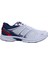 Beyaz Lacivert Kırmızı Bağcıklı Running Sneakers Spor Ayakkabı 2