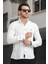 Yx 16788 Çıt Çıtlı Likralı Slim Fit Örme Erkek Gömlek 1