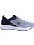 Lacivert Gri Beyaz Bağcıklı Running Sneakers Spor Ayakkabı 2