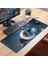 Yükselen Zafer Ay Yıldızlı Dağ Zirvesi Temalı Kaymaz Gaming Oyuncu Dikişsiz Klavye Mouse Pad 32X70CM 3