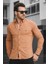 Yx 16788 Çıt Çıtlı Likralı Slim Fit Örme Erkek Gömlek 1