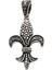 Gümüş 925 Ayar Fleur De Lis Kolye Ucu 1