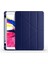 Apple iPad 7.nesil 10.2 Inç 2019 Uyumlu Üçgen Katlanabilir Kalemlikli Standlı Akıllı Kılıf 5