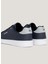 Tommy Hilfiger Lacivert Erkek Sneaker Court Cup Lth Perf Detaıl 5