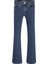 Normal Bel Ispanyol Paça Indigo Kadın Pantolon Flare Ess Blue Stretch 1