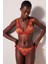 Brazilian Dokulu Ve Dantelli Çok Renkli Bikini Altı 3