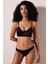 Front Opening Siyah Bikini Üstü 3