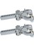 1:10 SCX10 90046 90047 Trx4 Rc Paletli Araba Için 2x Metal Hitch Römork Kancası (Gümüş) (Yurt Dışından) 1