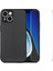 Iphone 15 Plus Telefon Kasası Karbon Fiber Deri+Pc Kapağı Yüksek Alüminyum Silicon Cam Film Black Telefon Kılıfı (Yurt Dışından) 1
