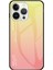 Iphone 15 Pro Temperli Cam Arka Pc+Tpu Gradient Renk Tasarım Telefon Vaka Sınıfı Sarı Telefon Kılıfı (Yurt Dışından) 1