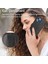 Iphone 15 Plus Deri Için Uzun ve Kısa Kayış Black ile Zipper Cep Telefonu Stand Kapağı Telefon Kılıfı (Yurt Dışından) 5