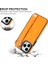 Iphone 15 Pro Kickstand Case Wave Desen Anti Çizgi Pu+Tpu Telefon Orange Telefon Kılıfı (Yurt Dışından) 5