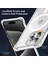 (Büyük Arka Lens Deliği) ile Uyumlu iPhone 15 Pro Için Ysm Takviyeli Köşeler Serisi Transparent Beyaz Telefon Kılıfı (Yurt Dışından) 5