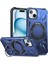 Iphone 15 Plus Cep Telefonu Şok Emici Tpu+Pc Kickstand Cover Navy Telefon Kılıfı (Yurt Dışından) 1