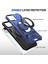 Iphone 15 Plus Cep Telefonu Şok Emici Tpu+Pc Kickstand Cover Navy Telefon Kılıfı (Yurt Dışından) 4