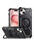 Iphone 15 Plus Manyetik Halkası Tutucu Kickstand Koruyucu Black Için Telefon Kılıfı (Yurt Dışından) 1