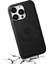 Iphone 15 Pro Max Magnetic Pu Deri Kaplamalı Tpu+Pc Black Telefon Kılıfı (Yurt Dışından) 4