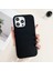Iphone 15 Pro Için Litchi Doku Pu Deri Kaplamalı Tpu Telefon Black Telefon Kılıfı (Yurt Dışından) 4