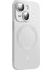 Iphone 15 Plus Artı Manyetik Kasa Için Yüksek Alüminyum Silikon Cam Film Silver Telefon Kılıfı (Yurt Dışından) 3