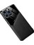 Iphone 15 Pro Max Case Deri Kaplamalı Tpu+Pc Araba Montajı Metal Sac Black Telefon Kılıfı (Yurt Dışından) 1