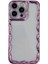 Iphone 15 Pro Electrolecating Için Tpu Şok Geçirmez Clear Cover Rose Pink Telefon Kılıfı (Yurt Dışından) 1
