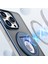 Iphone 15 Pro Max Case Için Borderless Tasarım Yüzüğü Kickstand Navy Mavi ile Uyumlu Telefon Kılıfı (Yurt Dışından) 2