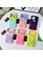 Iphone 15 Pro Tpu Kasası Için Teşki Bay Gradyan Renkli Hangtag Pink+Güllü Telefon Kılıfı (Yurt Dışından) 4