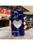 Iphone 15 Pro Max Case Için Elektrokaplatma 3D Efekt Kalp Şekli Telefon Tpu Navy Telefon Kılıfı (Yurt Dışından) 1