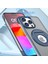 Iphone 15 Pro Max Case Için Borderless Tasarım Yüzüğü Kickstand Navy Mavi ile Uyumlu Telefon Kılıfı (Yurt Dışından) 4