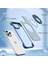 Iphone 15 Pro Max Case Için Borderless Tasarım Yüzüğü Kickstand Navy Mavi ile Uyumlu Telefon Kılıfı (Yurt Dışından) 5