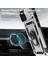 Iphone 15 Vaka Slayt Kamera Koruyucu Metal Yüzük Kickstand Pc+Tpu Telefon Silver Telefon Kılıfı (Yurt Dışından) 3