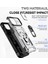 Iphone 15 Vaka Slayt Kamera Koruyucu Metal Yüzük Kickstand Pc+Tpu Telefon Silver Telefon Kılıfı (Yurt Dışından) 4