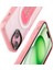 Iphone 15 Kickstand Manyetik Çift Katman Pc+Tpu Koruyucu Telefon Pembe Telefon Kılıfı (Yurt Dışından) 3