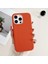 Iphone 14 Pro Cep Telefon Ları Için Litchi Doku Pu Deri Kaplamalı Tpu Orange Telefon Kılıfı (Yurt Dışından) 5