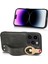Iphone 15 Pro Wristband Kickstand Telefon Kasası Pu Deri+Pc+Tpu Koruyucu Şişe Açıcı Yeşil ile Telefon Kılıfı (Yurt Dışından) 2