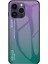 Iphone 15 Pro Max Gradyanlı Temperli Cam Pc+Tpu Anti Drop Telefon Sınıflandırıcı Mor Telefon Kılıfı (Yurt Dışından) 1