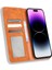 Iphone 15 Pro Max Max Vaca Magınety Auto Amasibe Deri Cül Stand Telefon Kullanıcı Telefon Kılıfı (Yurt Dışından) 4