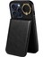 Iphone 15 Pro Case Rotary Kickstand Pu Deri+Tpu Telefon Black Telefon Kılıfı (Yurt Dışından) 1