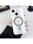 Iphone 15 Plus Için Saat Tasarım Tpu Plus ile Uyumlu Film Film Beyaz Telefon Kılıfı (Yurt Dışından) 1