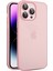 Iphone 15 Pro Ravaboment Mat Pc+Tpu Cam Lensli Film Pembe Telefon Kılıfı (Yurt Dışından) 1