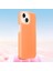 Iphone 15 Plus Dayanıklı Mikrofiber Astar Sıvı Silikon+Pc Geri Orange Için Telefon Kılıfı (Yurt Dışından) 3