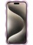 Iphone 15 Pro Phone Case Anti Cratch Wavy Edge Tpu Işığı Mor Için Telefon Kılıfı (Yurt Dışından) 5