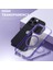 Iphone 15 Pro Pc+Tpu Şeffaf Morası ile Uyumlu Magnetic Telefon Kılıfı (Yurt Dışından) 5