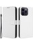 Iphone 15 Pro Deri Deri Koruyucu Telefon Beyaz Telefon Kılıfı (Yurt Dışından) 1