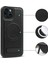 Iphone 15 Plus Pl Case Pu Deri Kaplamalı Tpu+Pc Kickstand Dark Mor ile Uyumlu Telefon Kılıfı (Yurt Dışından) 2