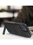 Iphone 15 Plus Pl Case Pu Deri Kaplamalı Tpu+Pc Kickstand Dark Mor ile Uyumlu Telefon Kılıfı (Yurt Dışından) 5