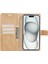 Iphone 15 Plus Için Moon Plus Pu Pu Deri Flip Shell Gold Telefon Kılıfı (Yurt Dışından) 2